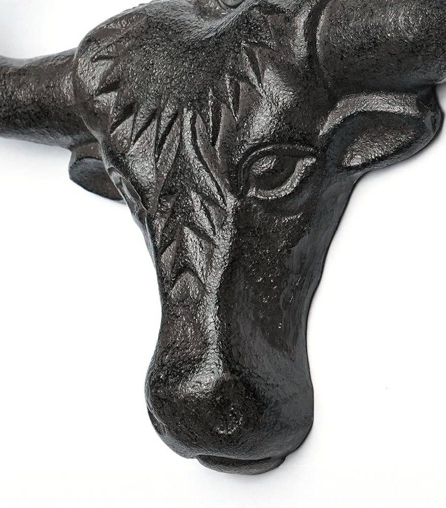 Cowboy Hat Rack for Wall 2 Pack Hook Cast 2 Pack, Antique Rust