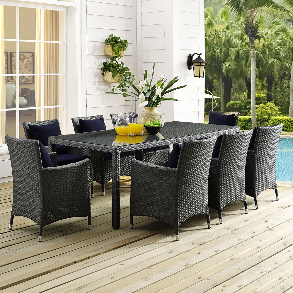 Sojourn Dining Table in Chocolate