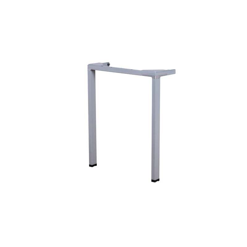 Boss Office Simple System Side by Side Double Desks in Driftwood