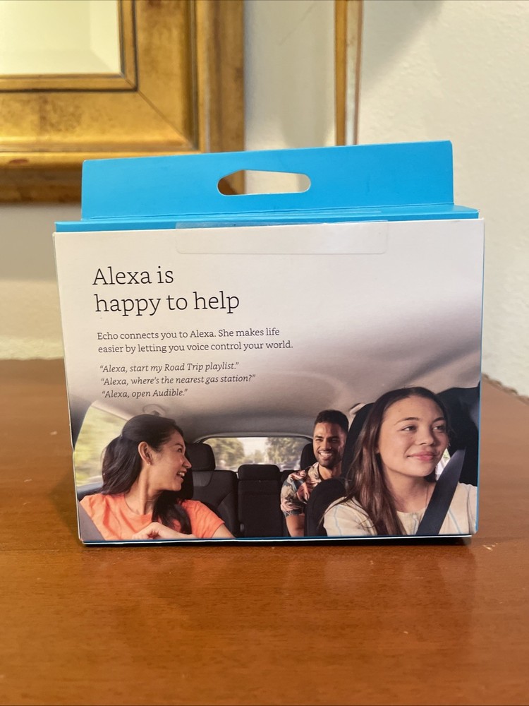 Amazon Echo Auto Smart Vehicle Car Speaker Assistant Open Box Never Used