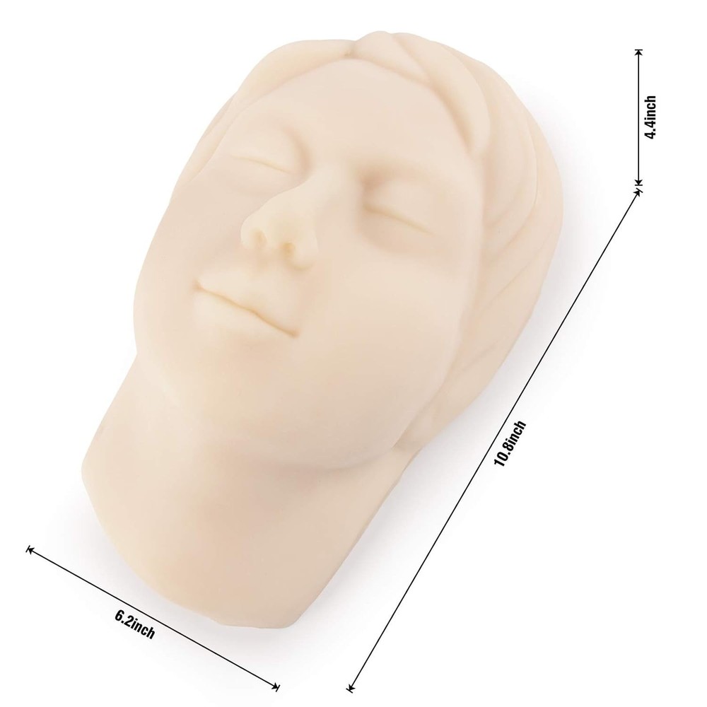 Injection Training Mannequin Face Model Head Model for Micro-Plastic Teaching...
