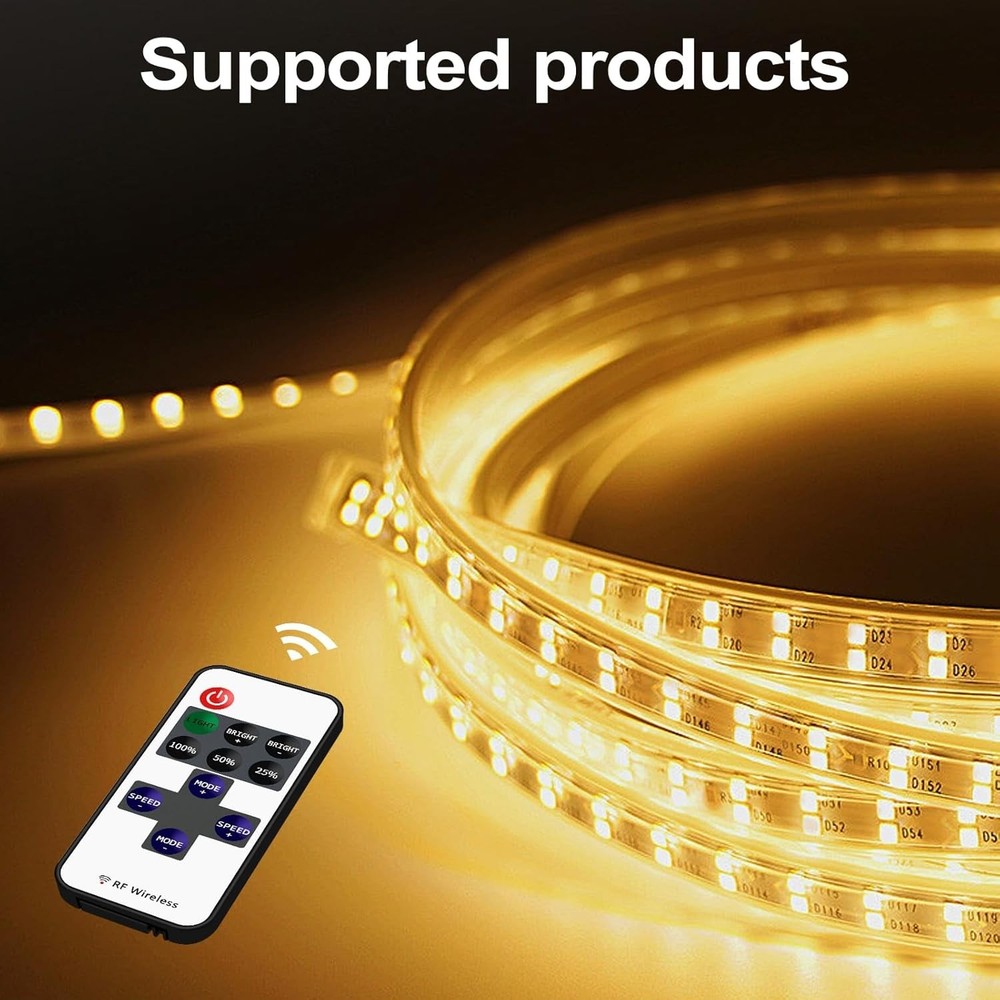 2 Pack RF LED Controllers - Wireless Dimmable Solution for Indoor Lighting