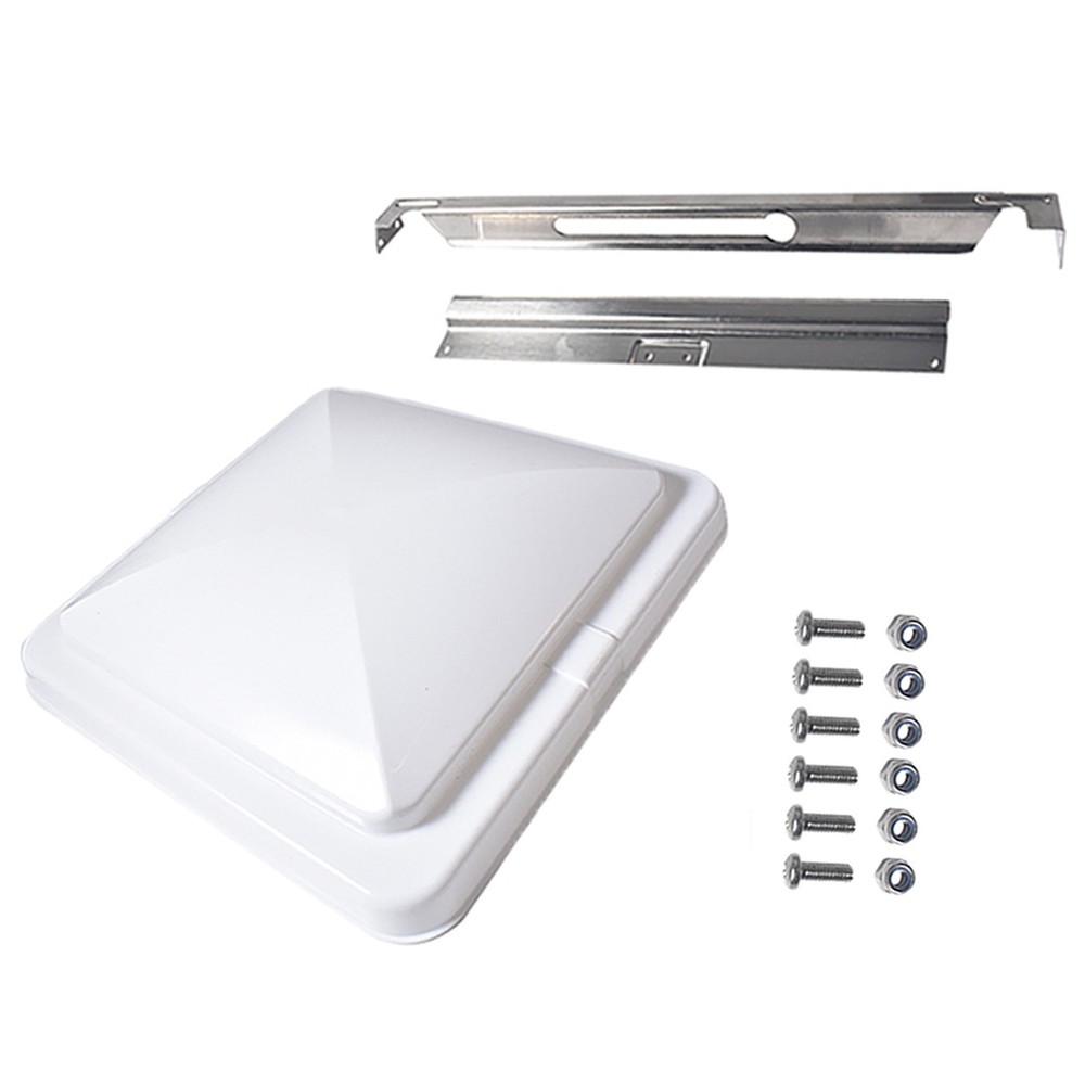 3 Pack White 14" x 14" Replacement Roof Vent Cover Camper RV Trailer Ventline