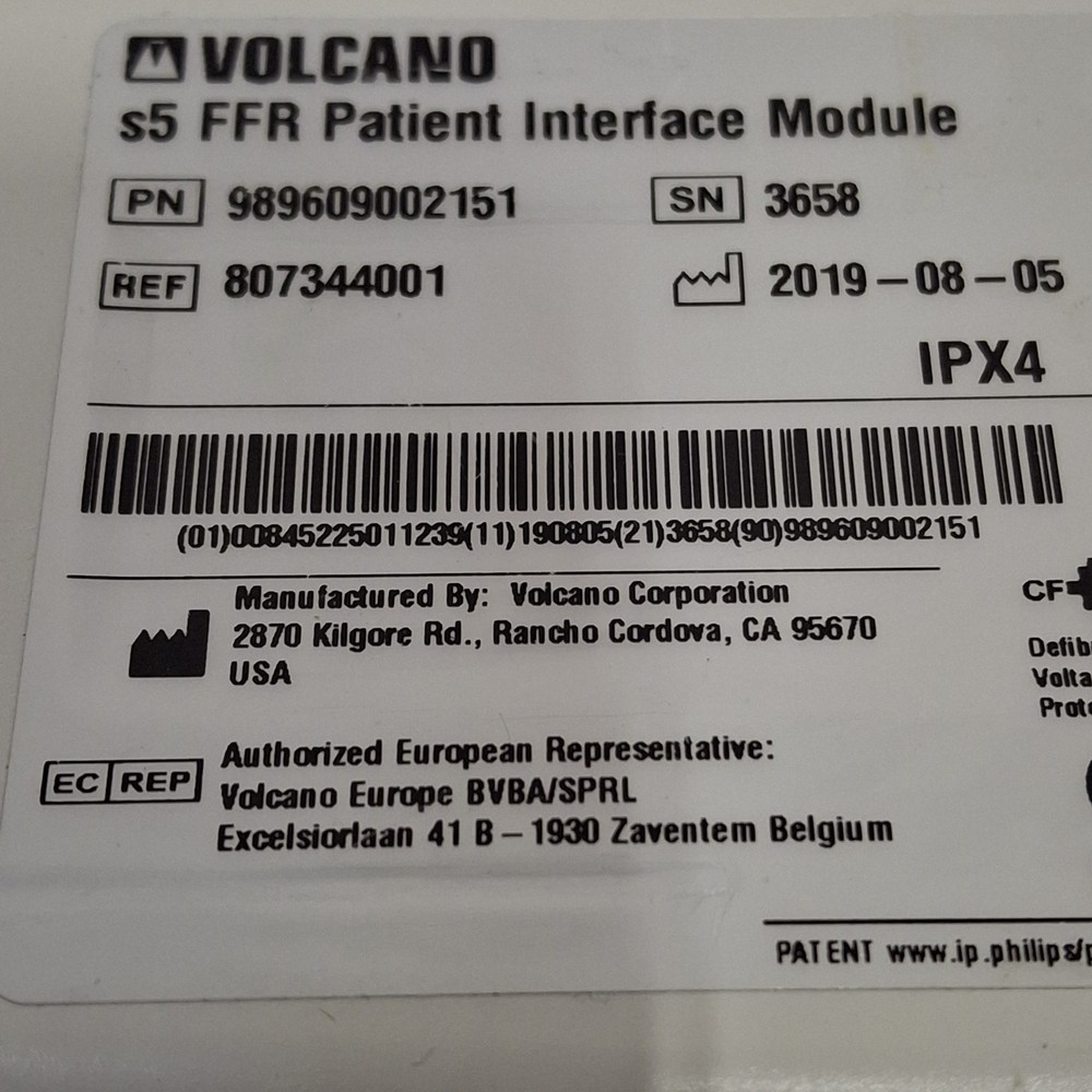 Philips Volcano s5 FFR Patient Interface Module