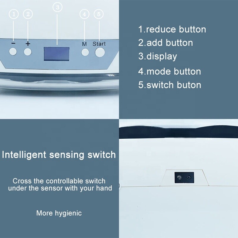 Ceiling Mounted Dental LED Operating Light Sensor Light 9 Led Bulbs Exam Light