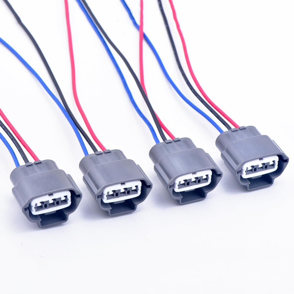 DECKBU 4PCS 3 Pin Automotive Waterproof Sensor Socket Ignition Coil...