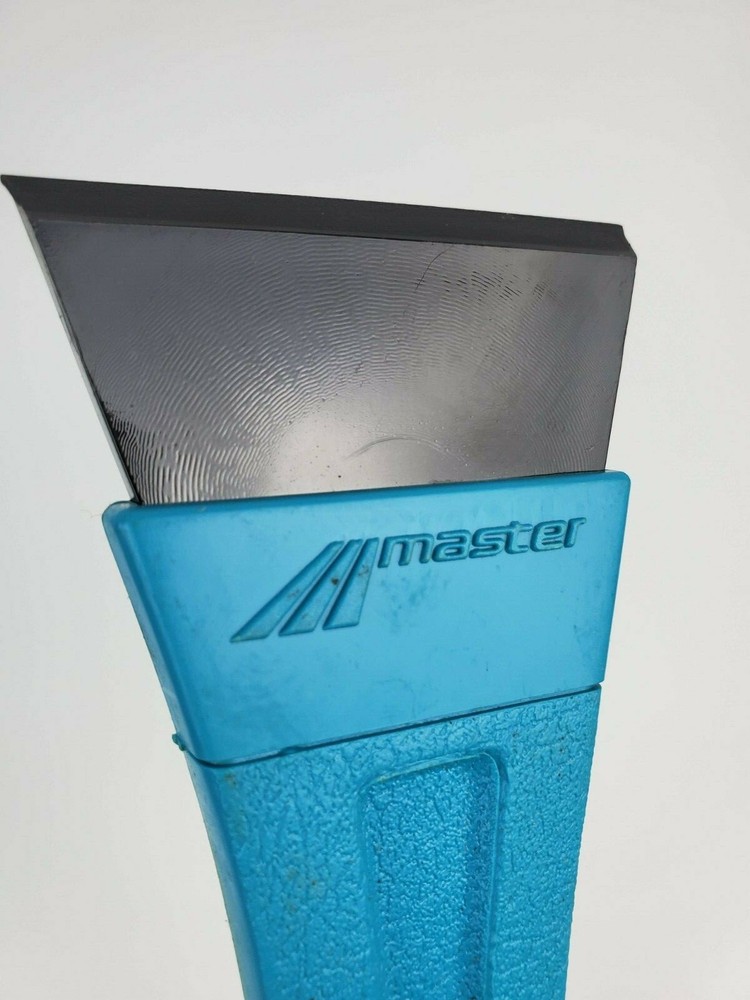 Masters 10" Ice Scraper Blue 3" blade USA Made - Fixed Blade