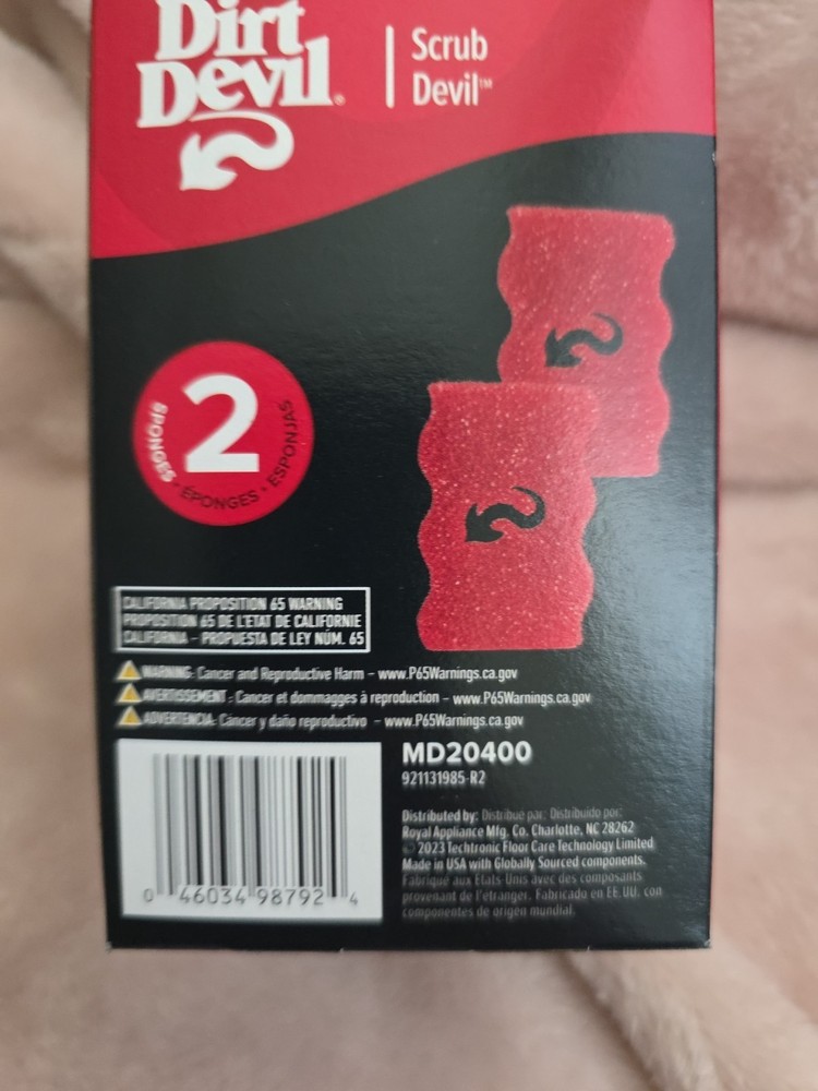 Dirt Devil Scrub Devil Sponges MD20400