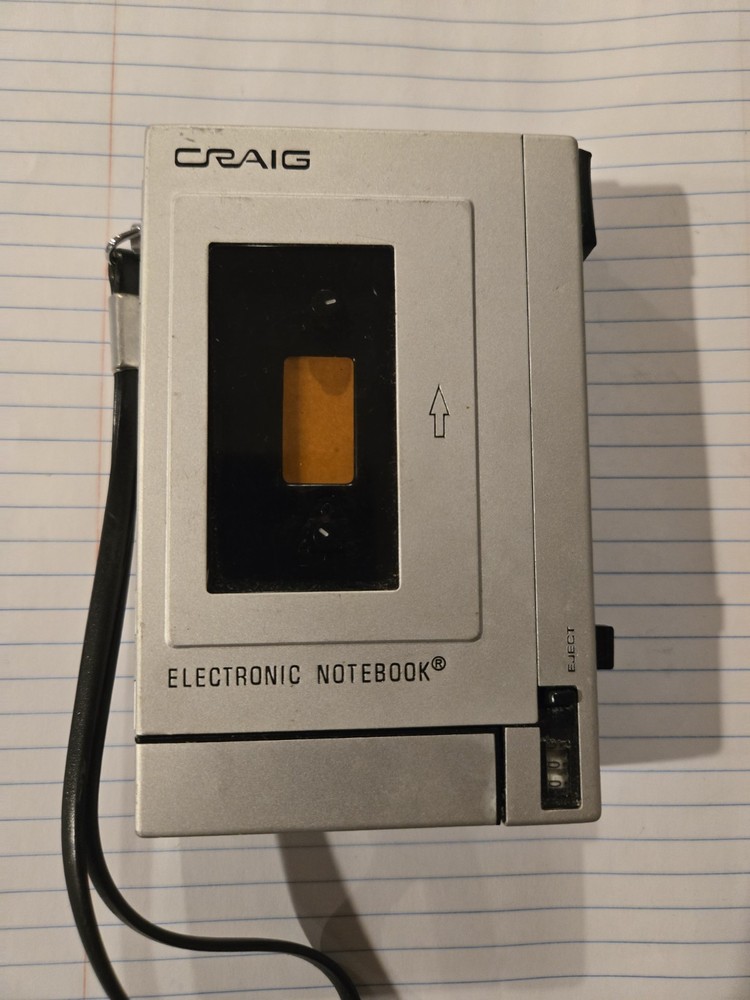 Craig Electronic Notebook Used Untested