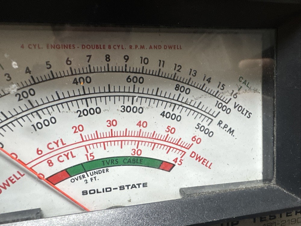 Sears Tune Up Tester Model 181- 2190 (working condition unknown)