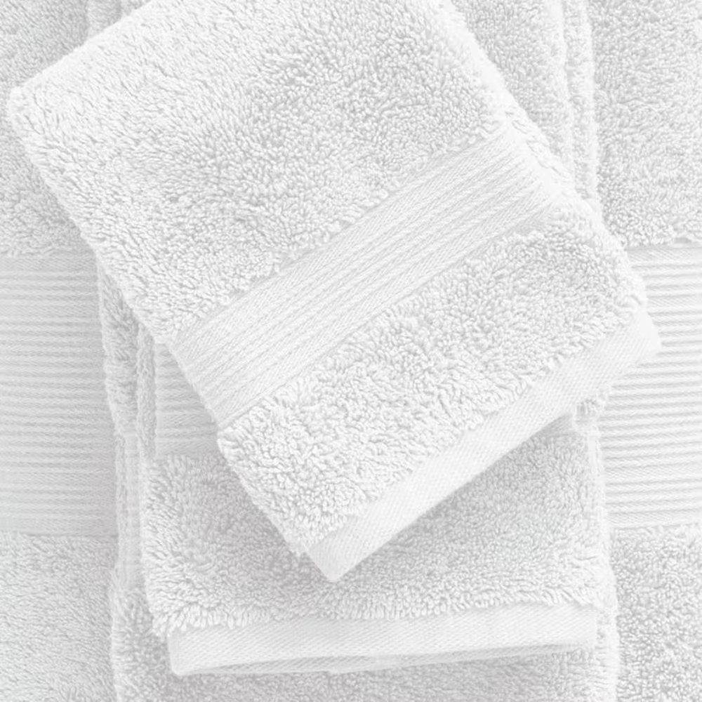 Legends Regal White Solid Egyptian Cotton Bath Towel