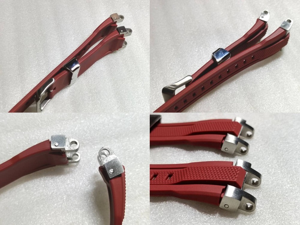 [] G-SHOCK Rubber Strap MTG-B1000 Dark Red/Silver Compatible (with minor