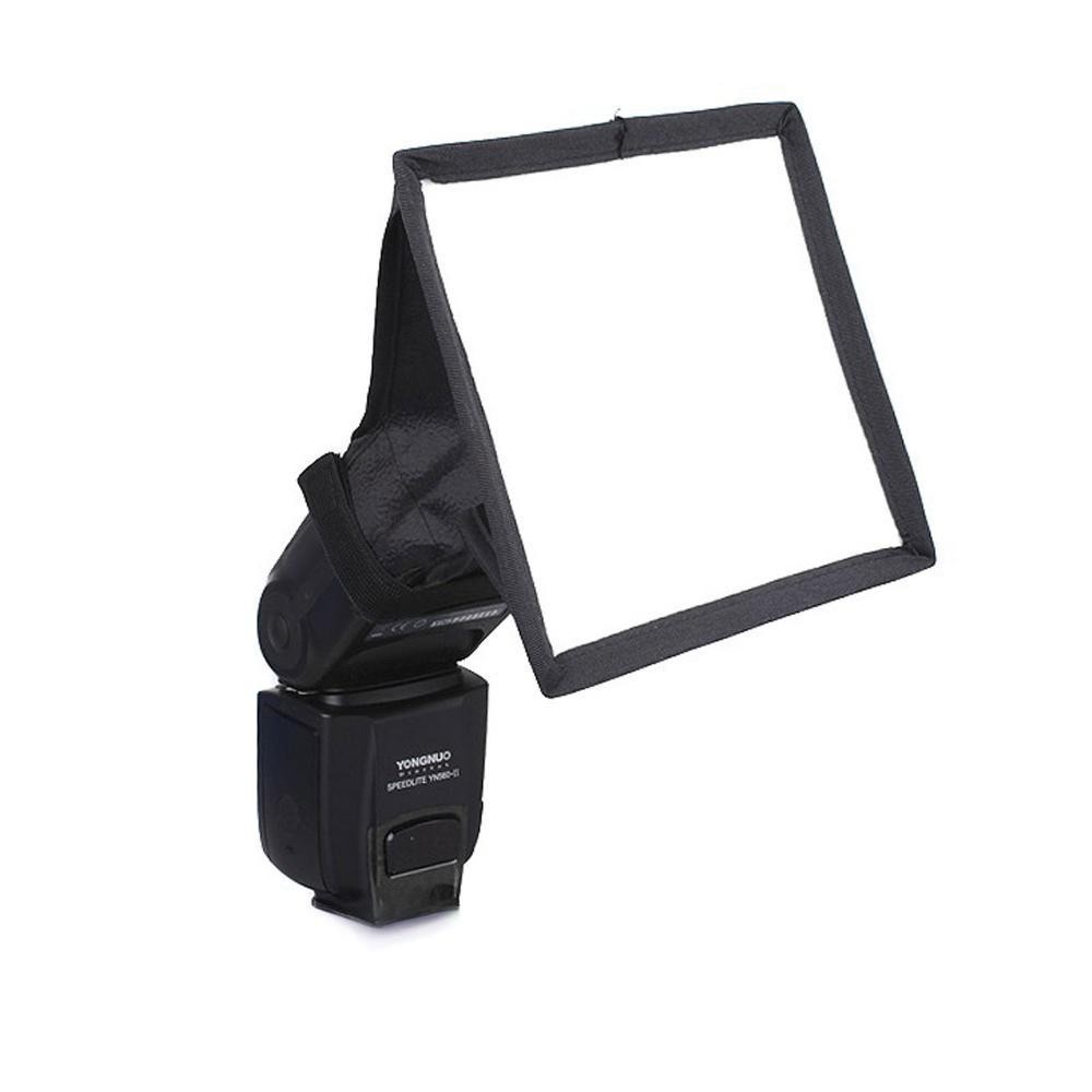 Portable 15*17cm  Flash Diffuser Mini Flash Softbox for DSLR Camera