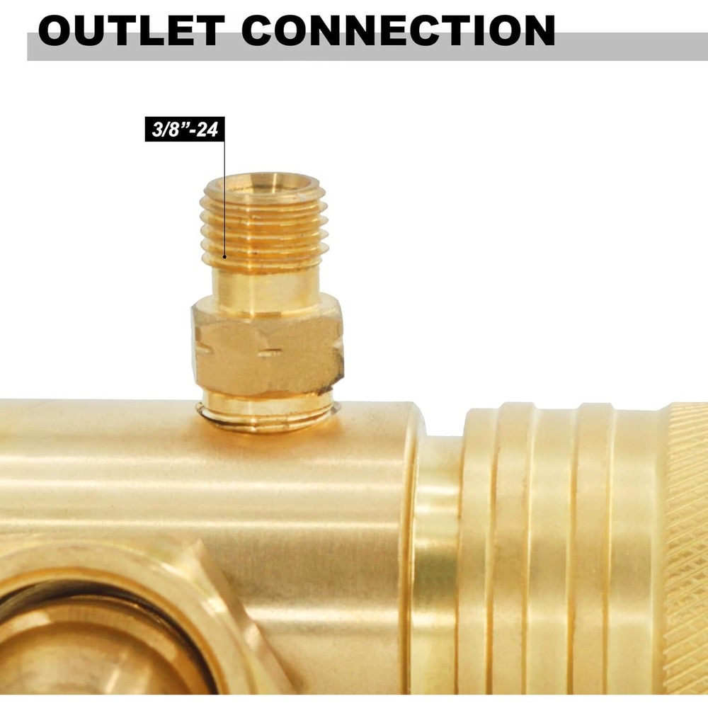 AR-B CGA520 B Tank Acetylene Regulator