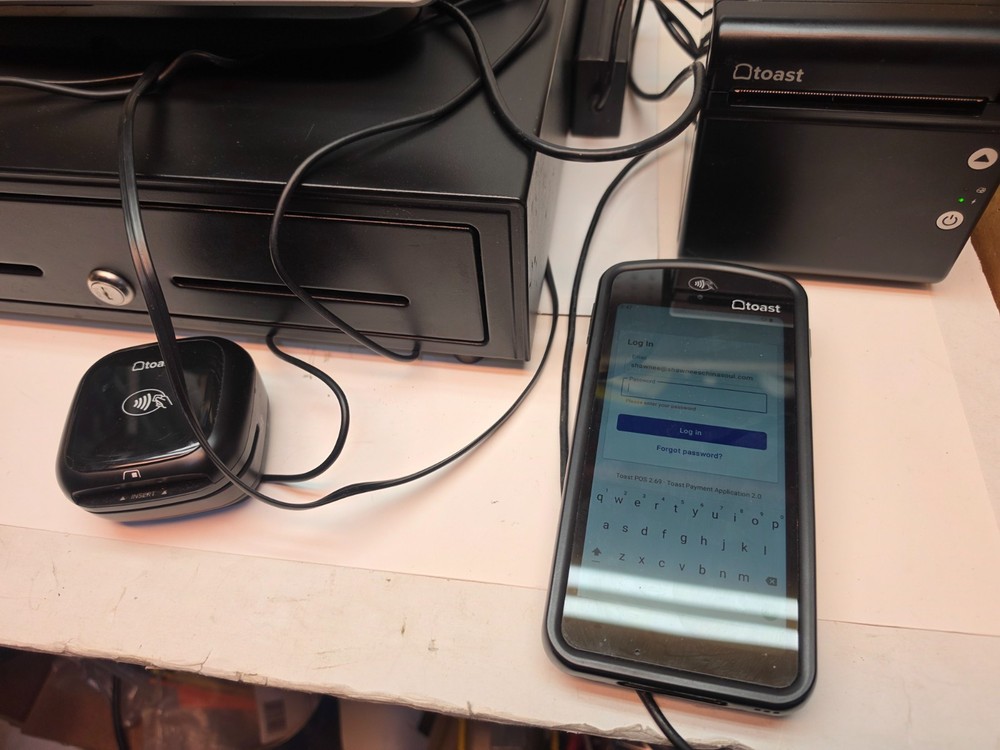 Complete Toast Flex System POS Screen, Customer Screen, Printer, Tap, Handheld