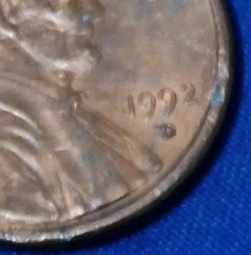 1992 Lincoln Cent Mint Mark Error.