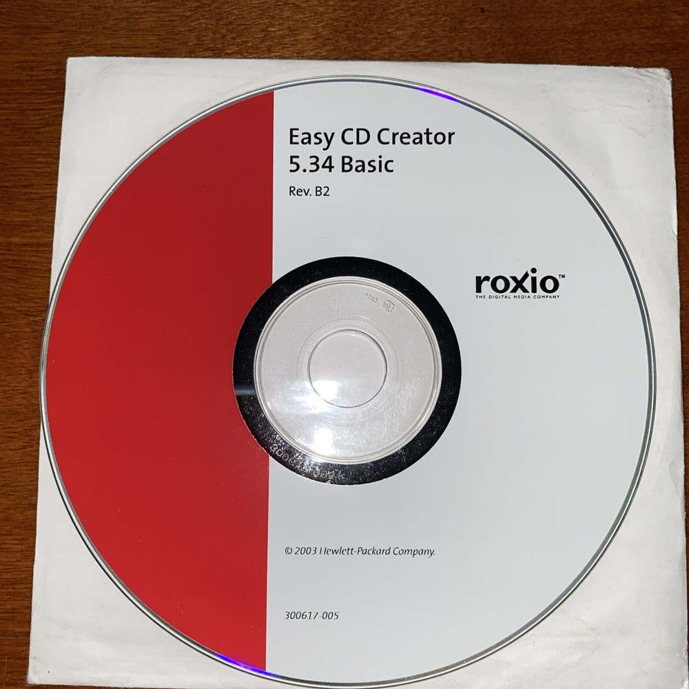 roxio Easy CD Creator 5.34 Basic Rev. B2 2003