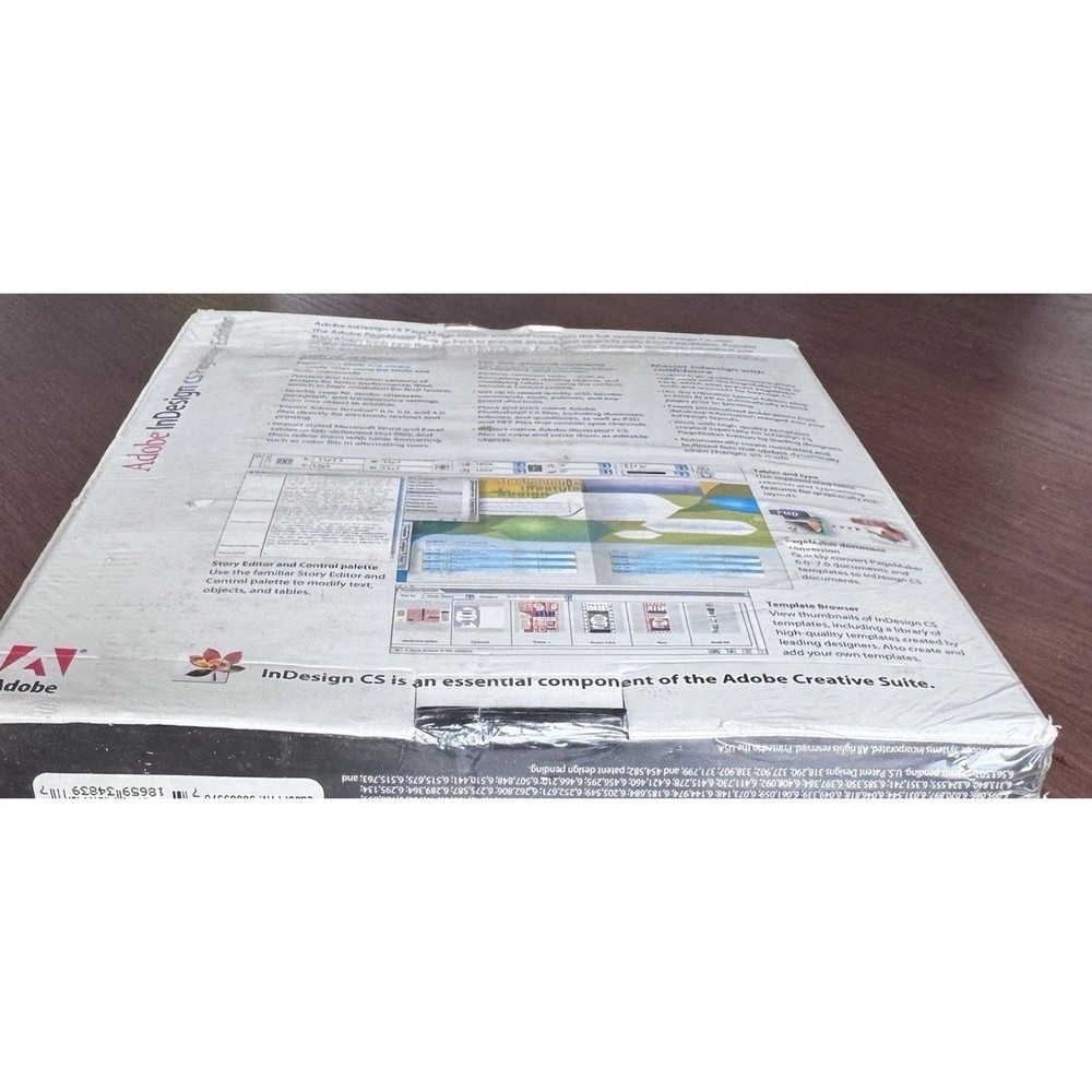 Adobe InDesign CS PageMaker Ed. Software Mac Computer NEW Macintosh In Design