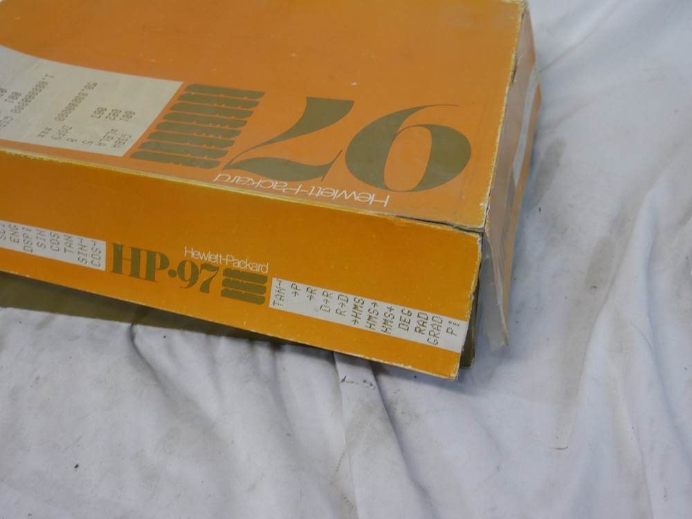 1978 Hewlett Packard HP 97 Programmable Calculator Complete with Manuals + Box!