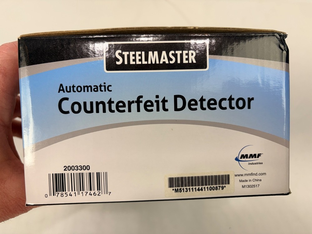 NEW NIB Steelmaster 2003300 Automatic Counterfeit Detector