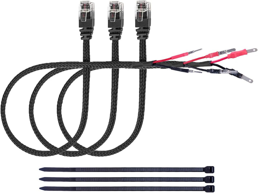 16.5" Radar Detector Hardwire Power Cord Mirror Wire Plug Tap Compatible with Es