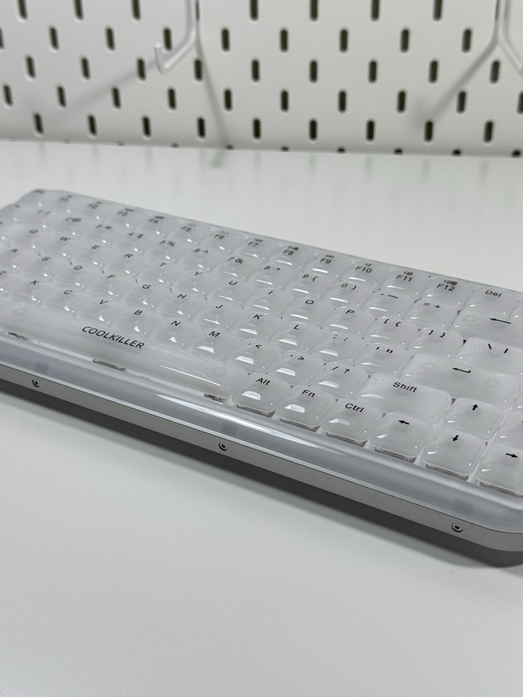 COOLKILLER Balloon84 Compact Keyboard Illuminated Wired USB White QWERTY Layout