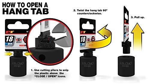 Performance Tool W38893 Hex Bit Socket, 3/8" Drive, 3mm