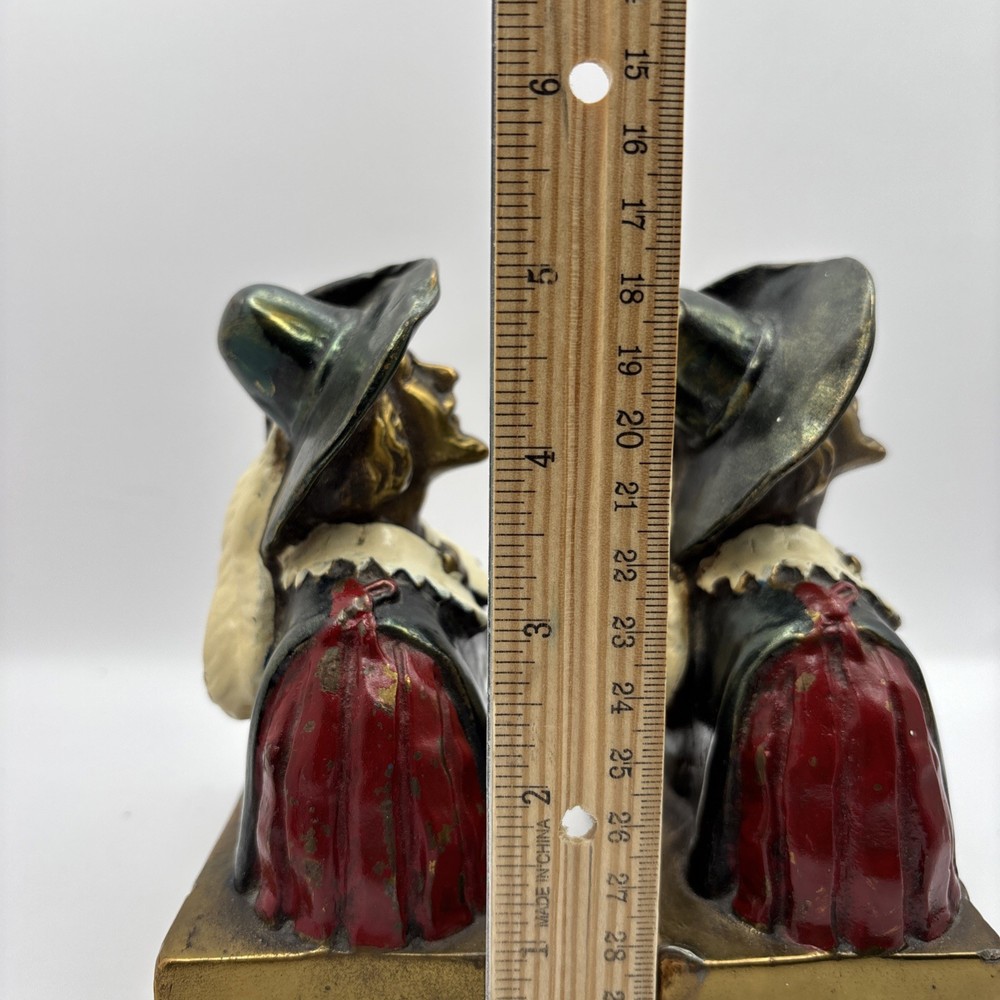 Bronze Herzel Shakespeare Bookends Vintage