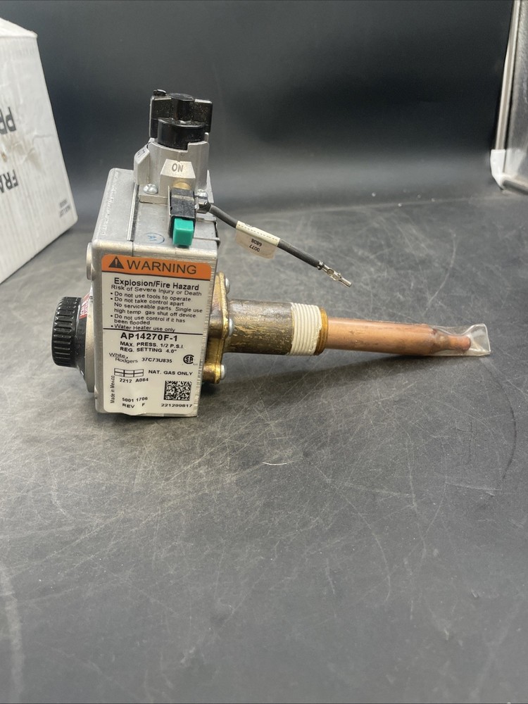 ProTech SP14270F | Gas Control (Thermostat) - NG Single (OPEN BOX - NEW)