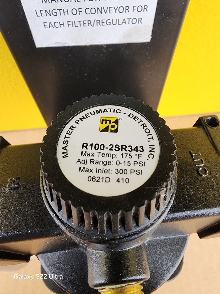 Master Pneumatic BFD50-2 Mini Aid Filter/R100-2SR343 Filter Regulator Assembly