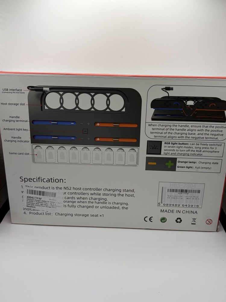 New in box NINTENDO SWITCH 2 NS2 HANDLE HOST CHARGING STORAGE BASE