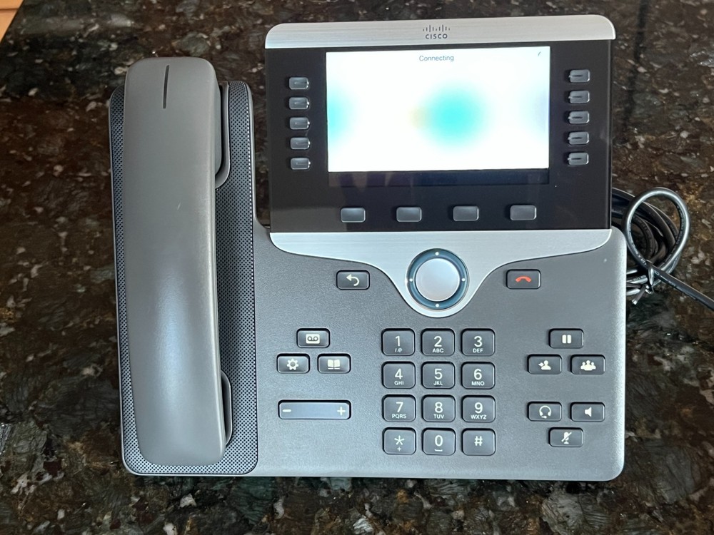 Cisco CP-8851 IP Phone + Cables + AC Adapter New Open Box