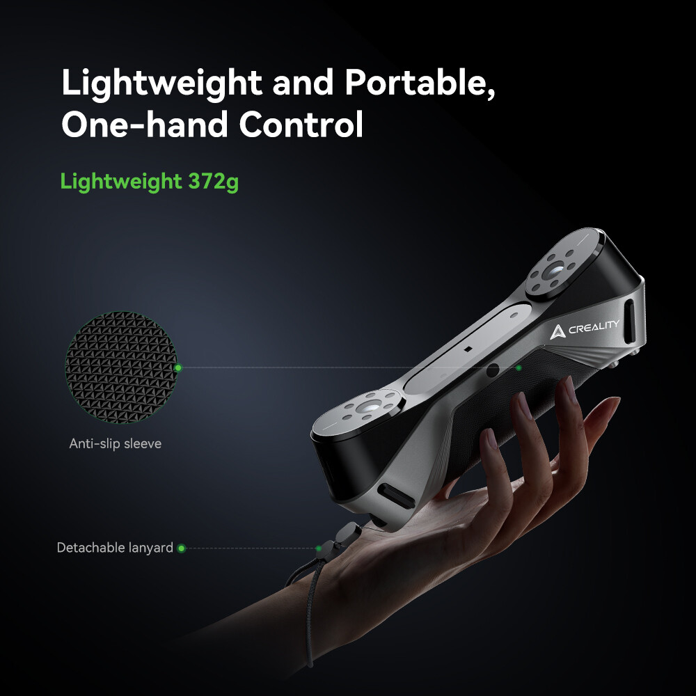 [OPEN BOX] Creality Raptor 3D Scanner 5-2000mm Range 60FPS Blue NIR Consumer