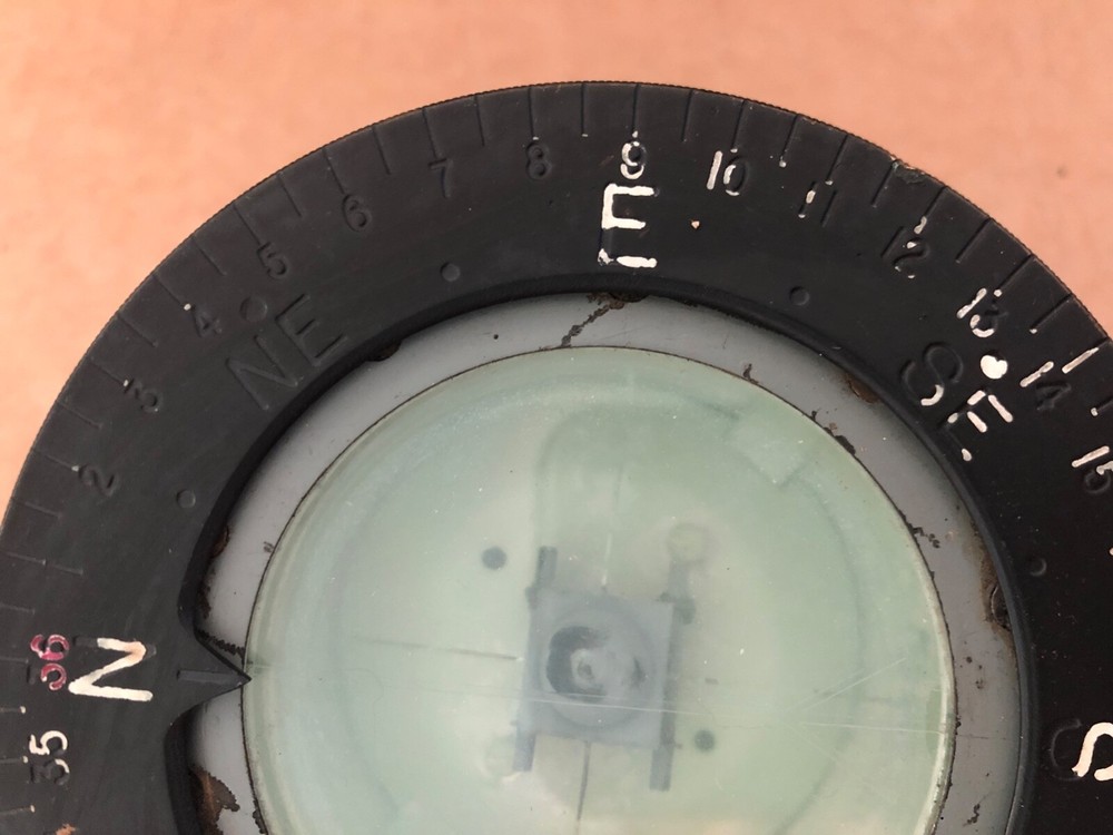 Vintage SHIP BOAT AIRPLANE PLANE Compass