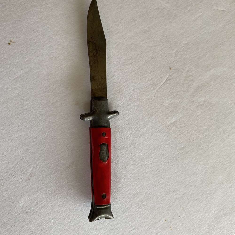 Miniature Dagger Sword Knife Red Handle Japan