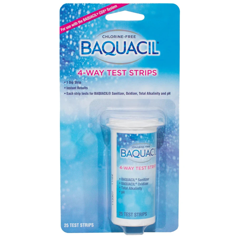 Baquacil Test Strips 2 Pack (25 Test Strips Per Bottle)