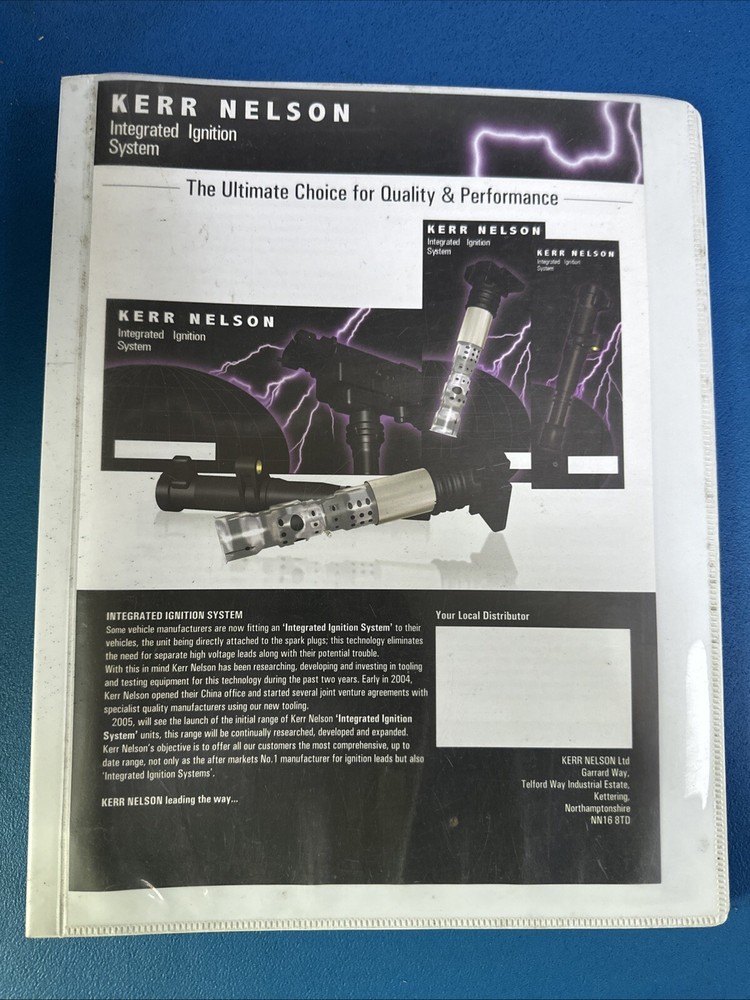 KERR NELSON IGNITION PRODUCT CATALOGUE SAME DAY DISPATCH