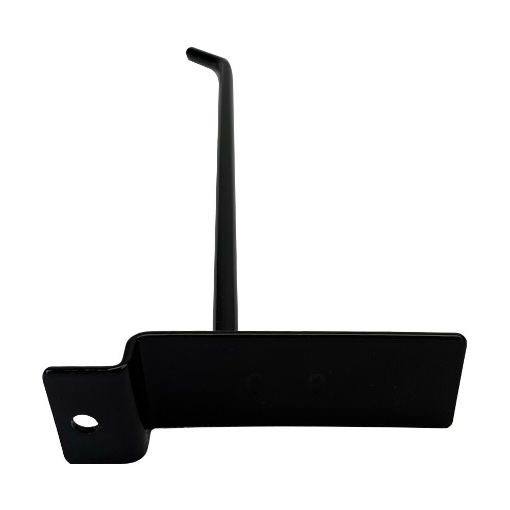 8" Slatwall Hook Panel Display Hooks, 1/4" Thickness Metal, Black - PACK 2