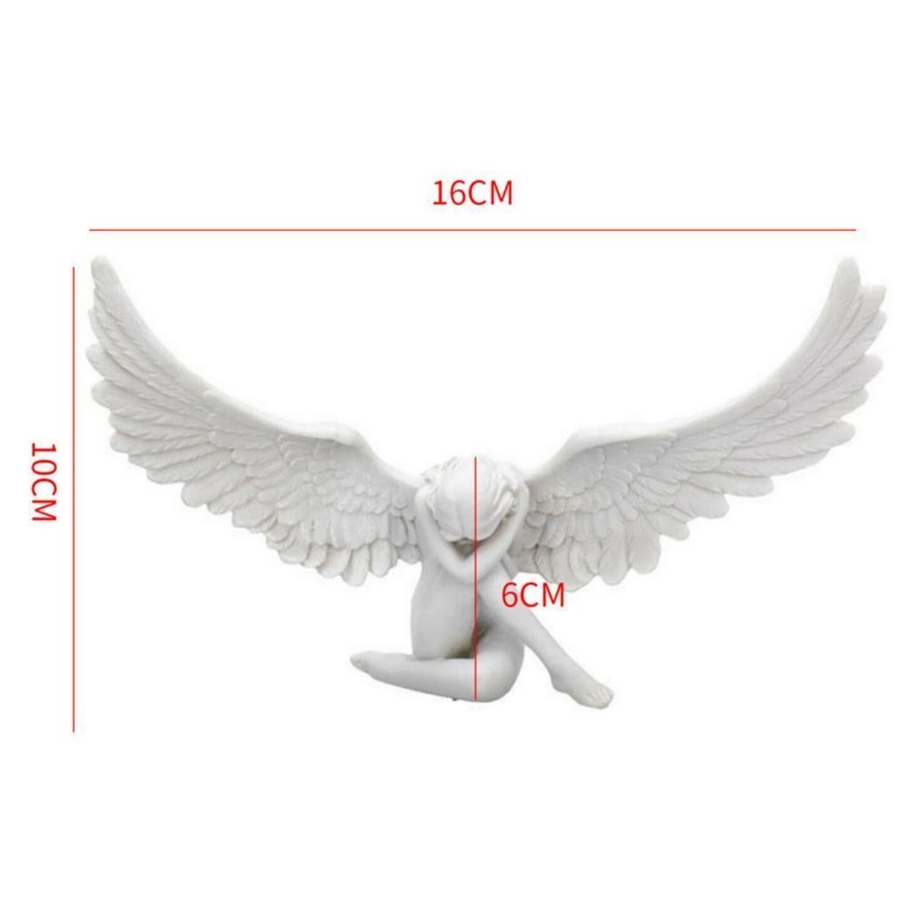 Angel Sculpture Creative Wing Statue Figures Home Decor