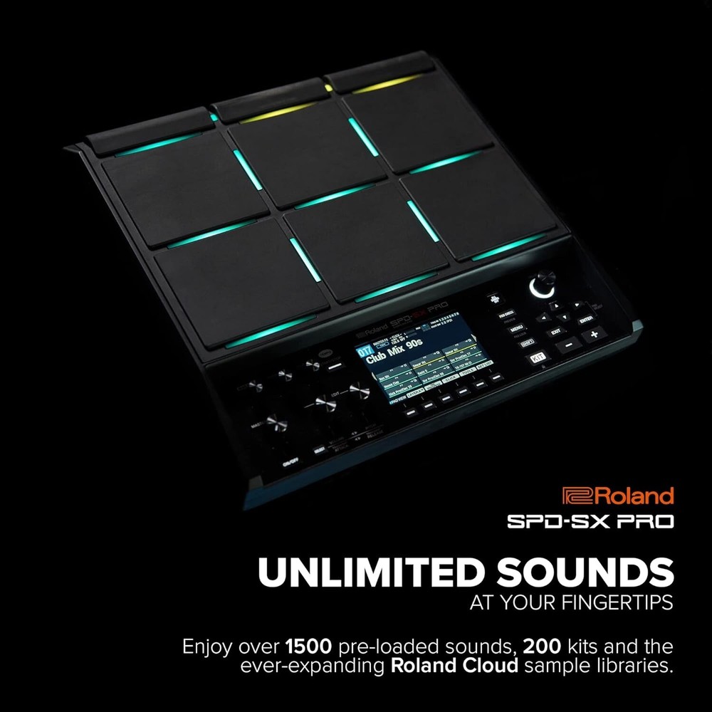 Roland SPD-SX PRO Sampling Pad Drum Electric Drum Expression Pedal W/Box