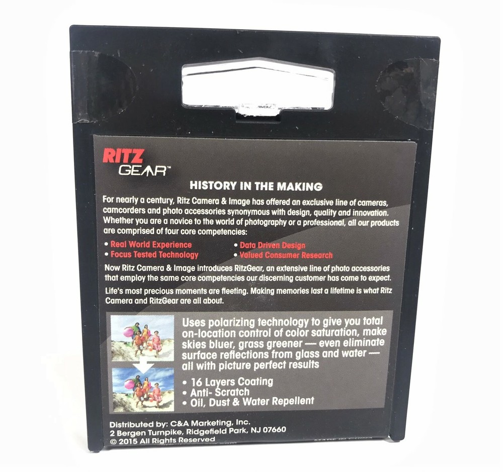 Ritz Gear HD MC CPL Protective Filter for DJI Phantom 3 Camera