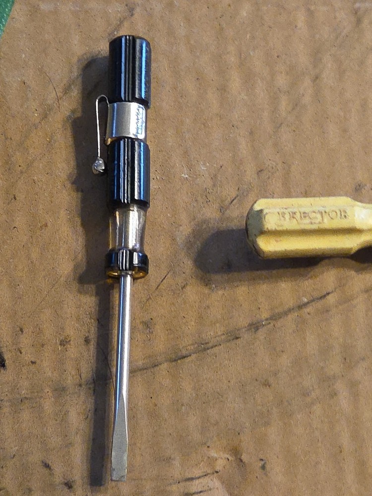 Blackhawk Erector Set Craftsman Lo Flat Tip Phillips Pocket Screwdriver Keychain