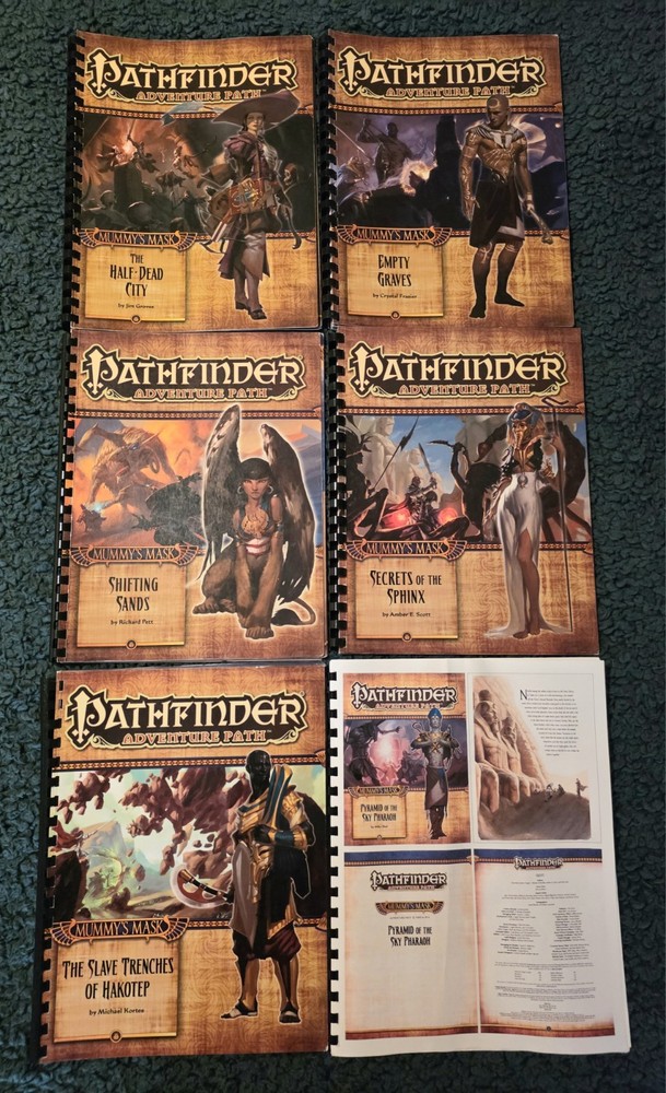 Pathfinder 1e Adventure Paths Lot