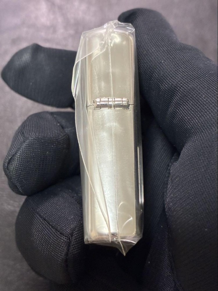 Zippo Deep Impact 3D Metal Silver Etching One Sided Processing Lighter Regular