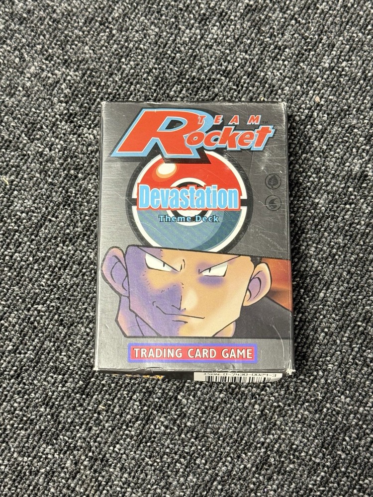 Pokemon OPENED Team Rocket Devastation Theme Deck!! Excellent CONDITION COMPLETE