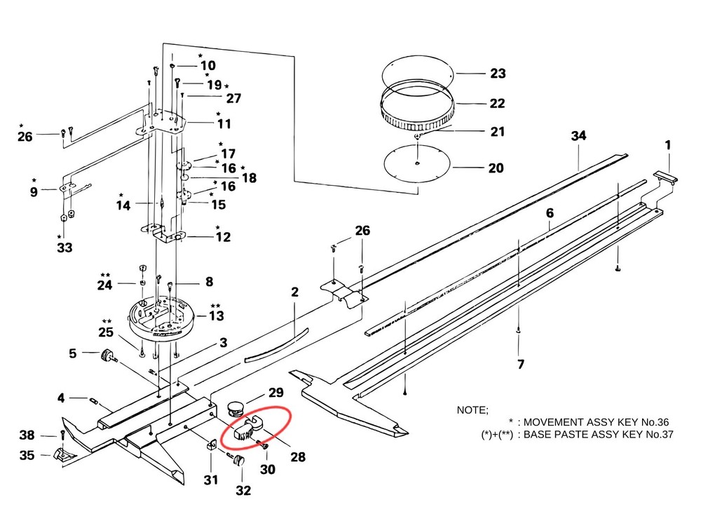 Mitutoyo 141770 HOOK,ROLLER Replacement