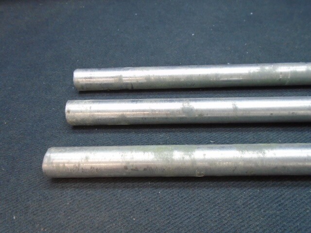 Laboratory 8” Solid Aluminum Round Support Extension Rods 3/Pack