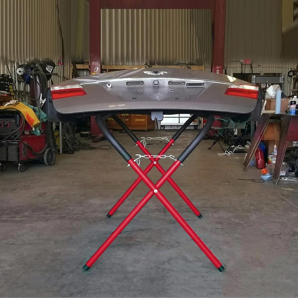 Portable Workbench Folding Work Stand, 1,000 Pound Capacity Foldable Work Tab...