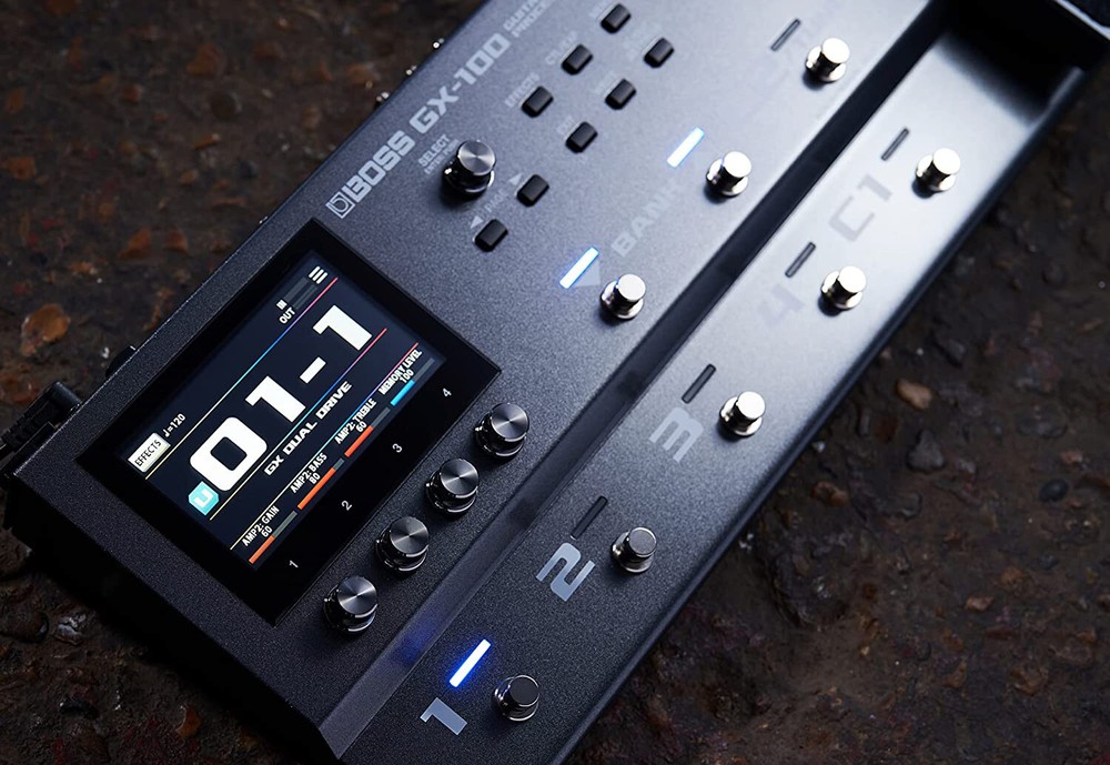 Boss GX-100 Guitar Effects Processor w/ Instrument Cables