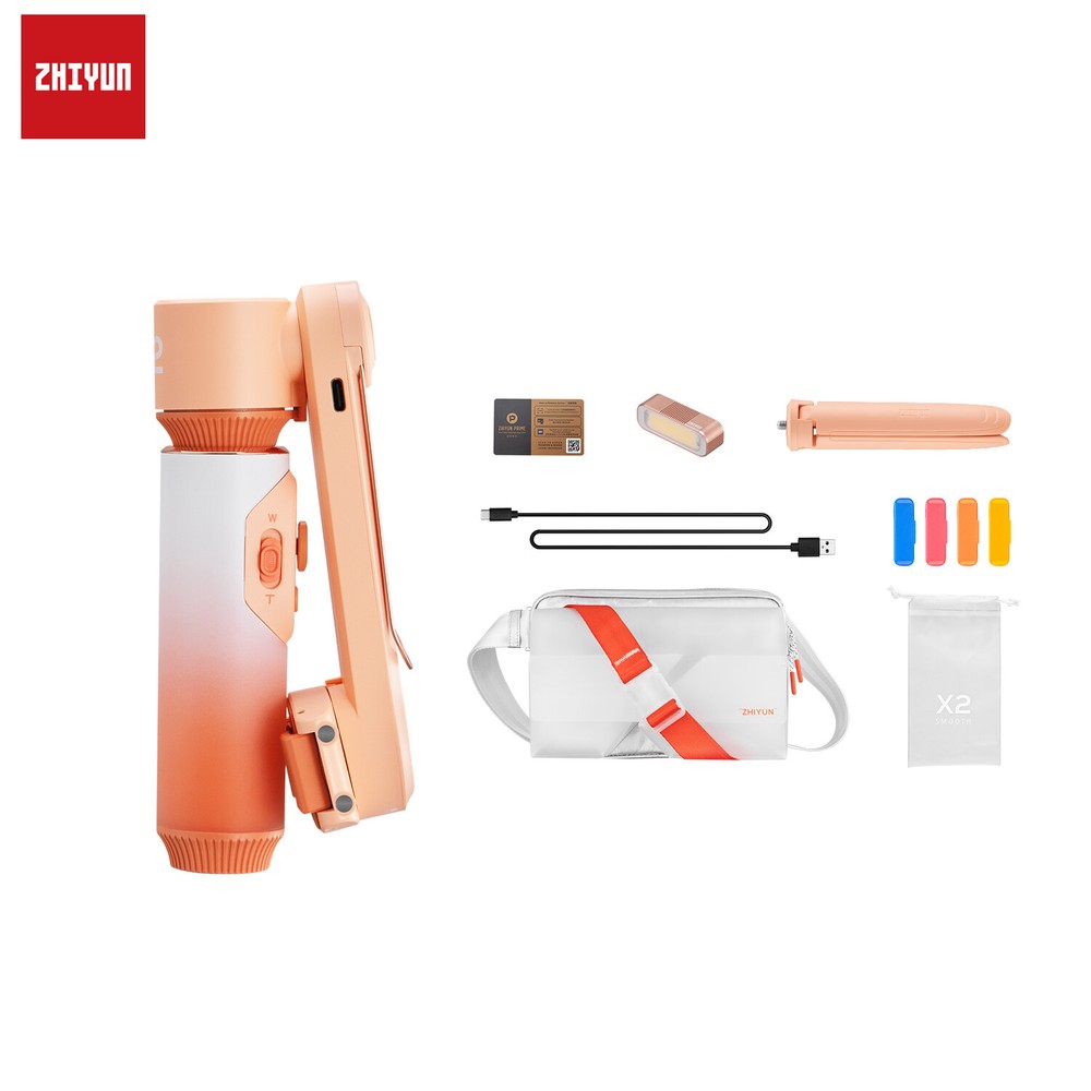 ZHIYUN Smooth X2 Gimbal Stabilizer combo Extendable Handheld iPhone Android